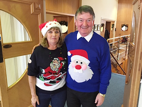 What a pair of jumpers, Bernie and Martin 