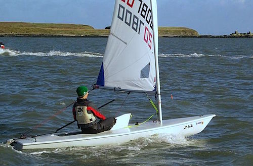 Ewan McMahon on the downwind leg