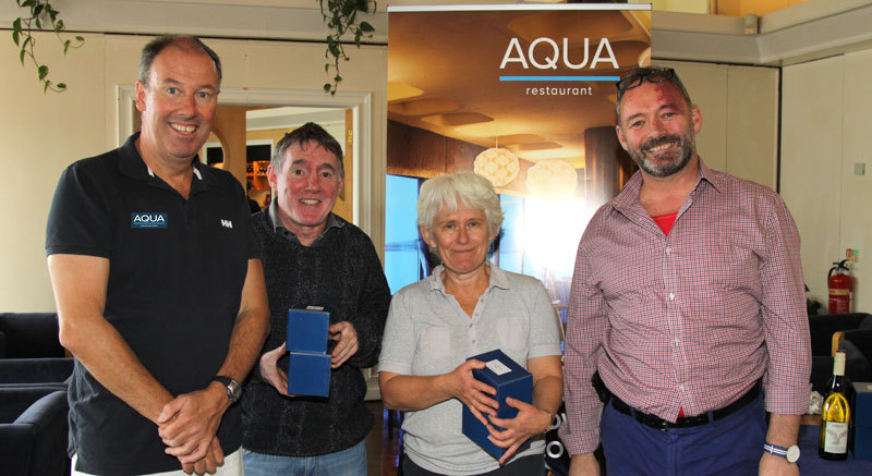 The Commodore with Tantrum 3's Jenny & Niall O'Leary with sponsor Dave Murnane