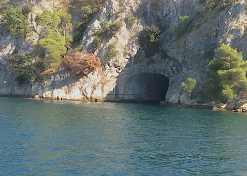 Boat pen on Krka River