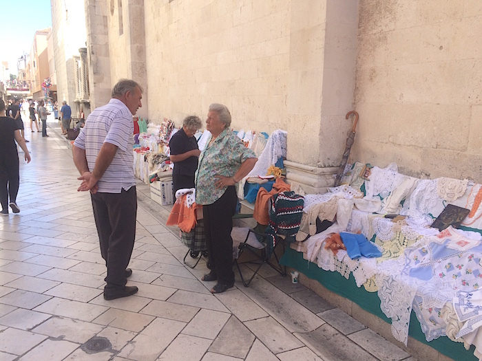 Zadar street market