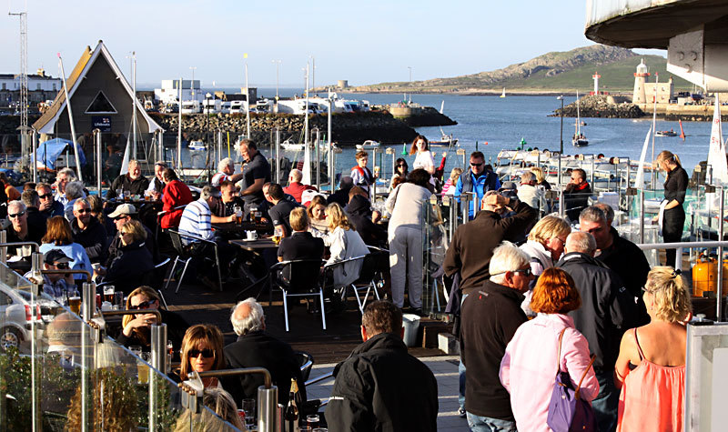 Summer conditions all day long in Howth