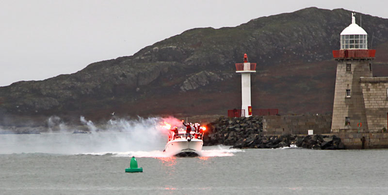 Santa brightening up a grey afternoon!