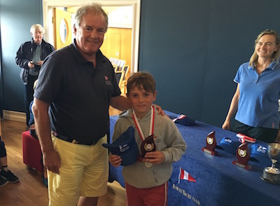 Oisin Kelly - 3rd place in the Regatta Fleet