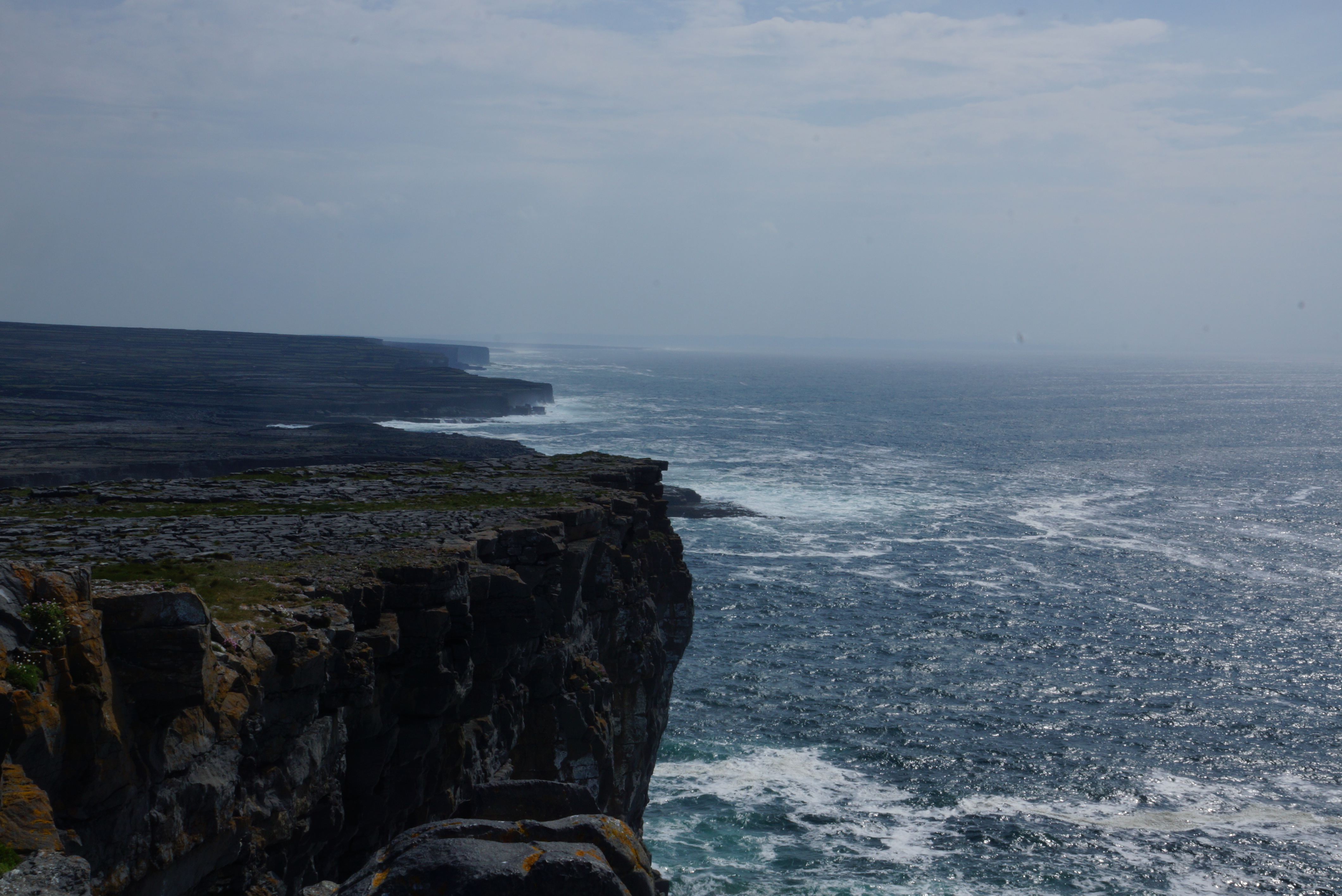 The cliffs at Dun Aengus