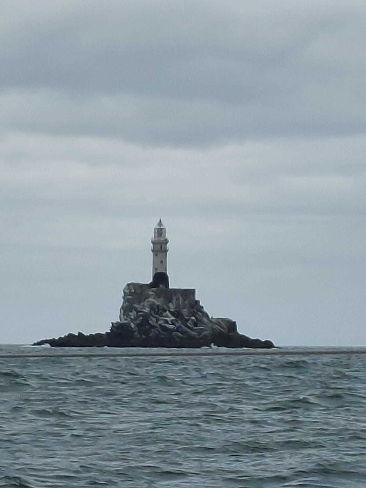 Approaching Fastnet Rock