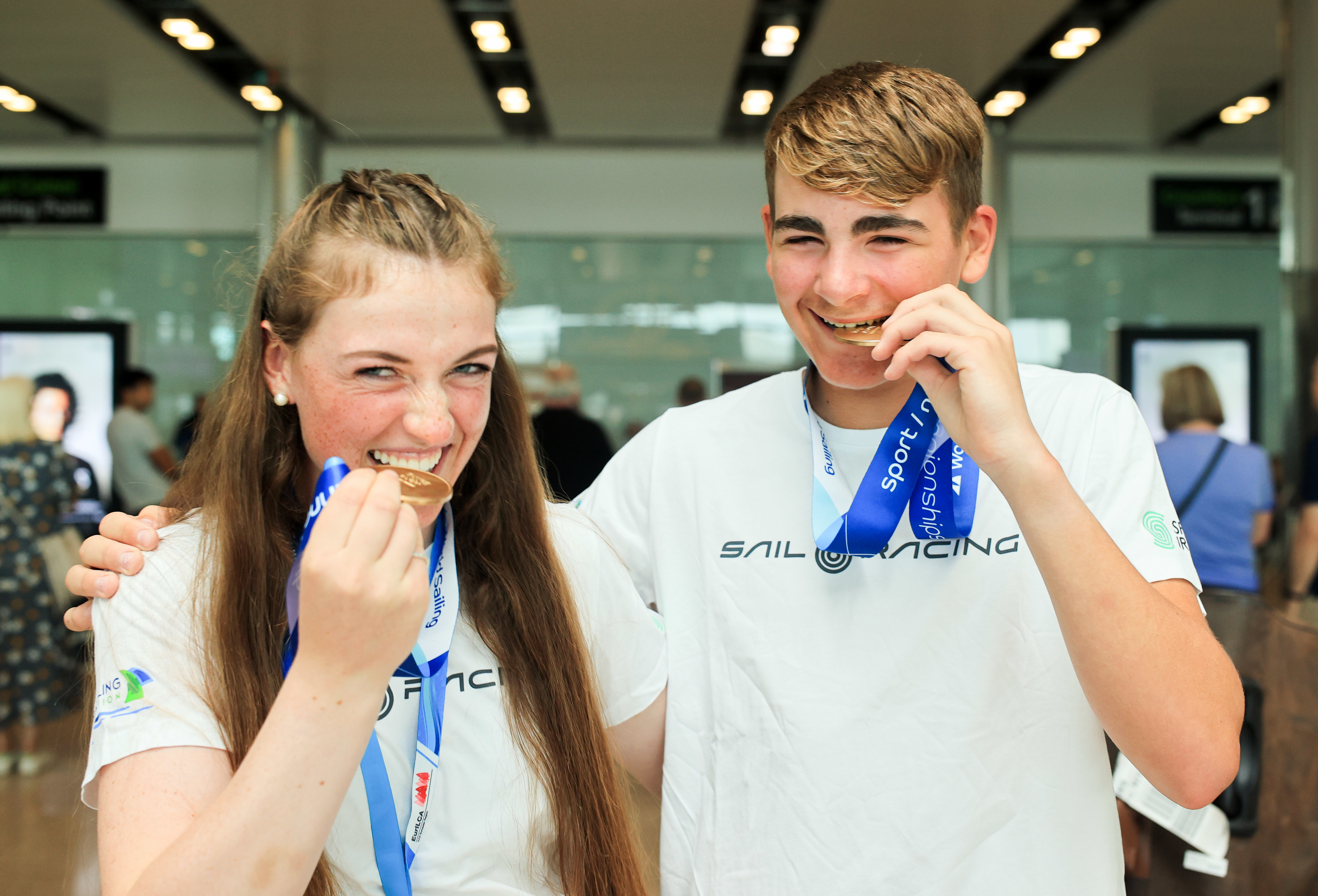 Eve McMahon and Rocco Wright, photo courtesy of Irish Sailing