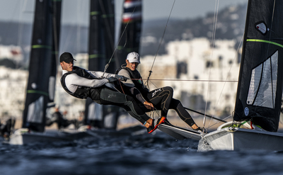 Howth Yacht Club’s Robert Dickson and crew Sean Waddilove qualify Ireland for Paris 2024 Olympics