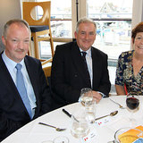 Commodore and guests at the top table