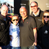 Jules and John Aungier with Commodore Brian Turvey and flanked by MSL's Keith and Lisa