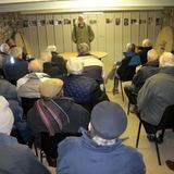 James Tallon explaining the history of the mill